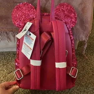 Loungefly | Bags | Brand New Pink Orchid Sequin Loungefly  display picture 2